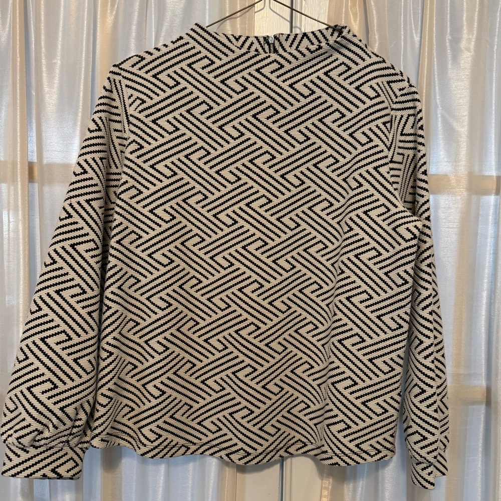 Women’s Mock Turtleneck Top, Size L